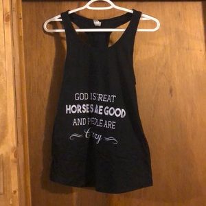 Horse Lovers Racerback Tank Top